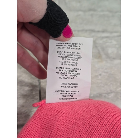 CARHARTT Raspberry Pink Watch Cap Knit Cuffed Beanie Hat Youth Child One Size OS - Picture 9 of 9